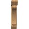 Ekena Millwork Legacy Slat Rough Sawn Bracket w/ Offset Brace, Western Red Cedar, 8"W x 34"D x 40"H BKT0806X34X40LEC06RWR - alternate 2